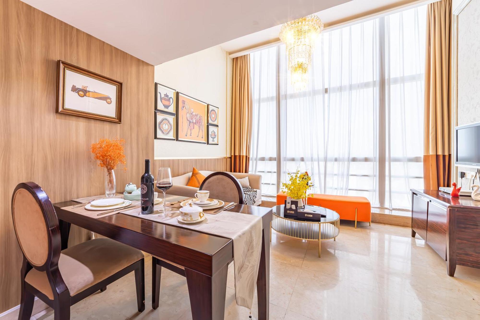 Waifiden Guangzhou Grand View Golden Palace Apartment - Free Shuttle Bus During The Canton Fair Екстериор снимка