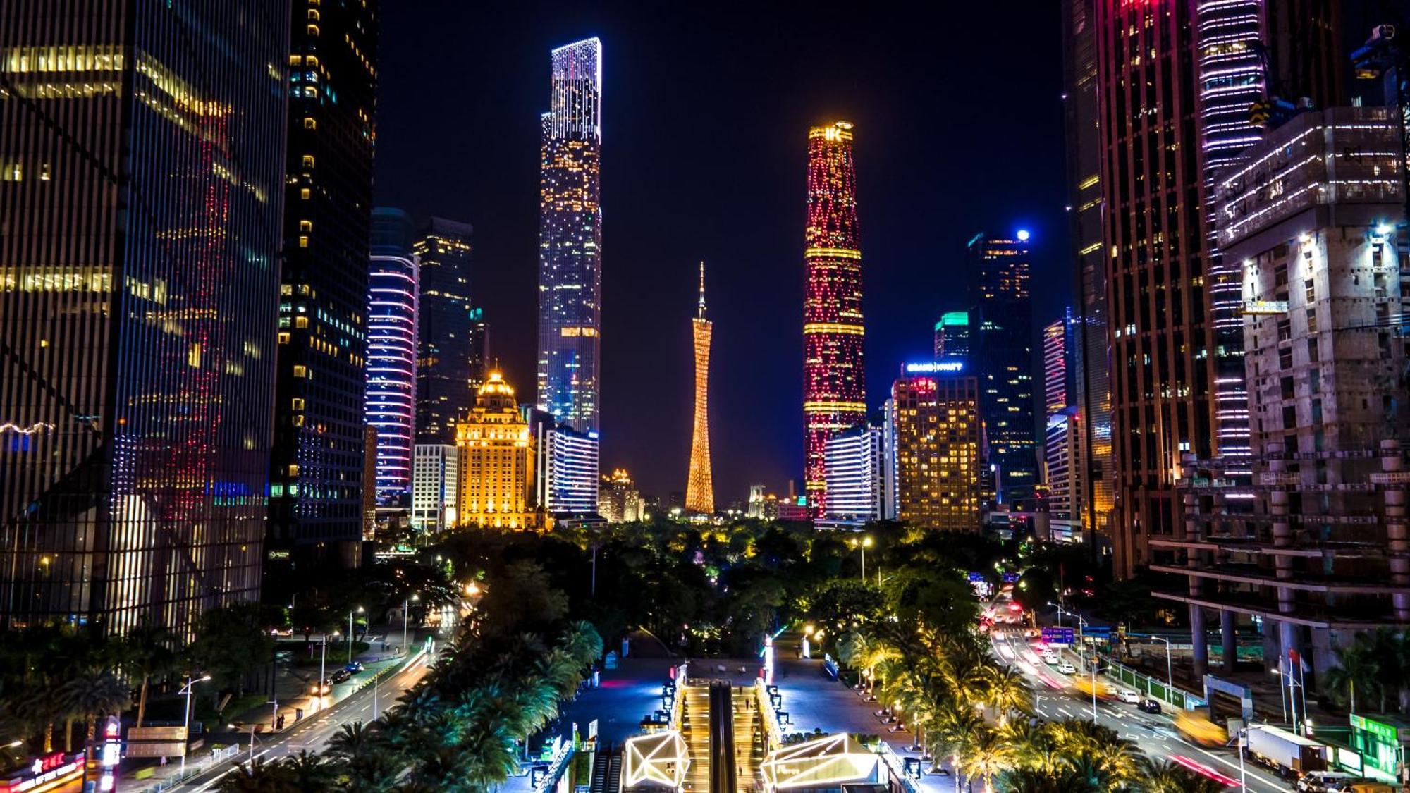 Waifiden Guangzhou Grand View Golden Palace Apartment - Free Shuttle Bus During The Canton Fair Екстериор снимка