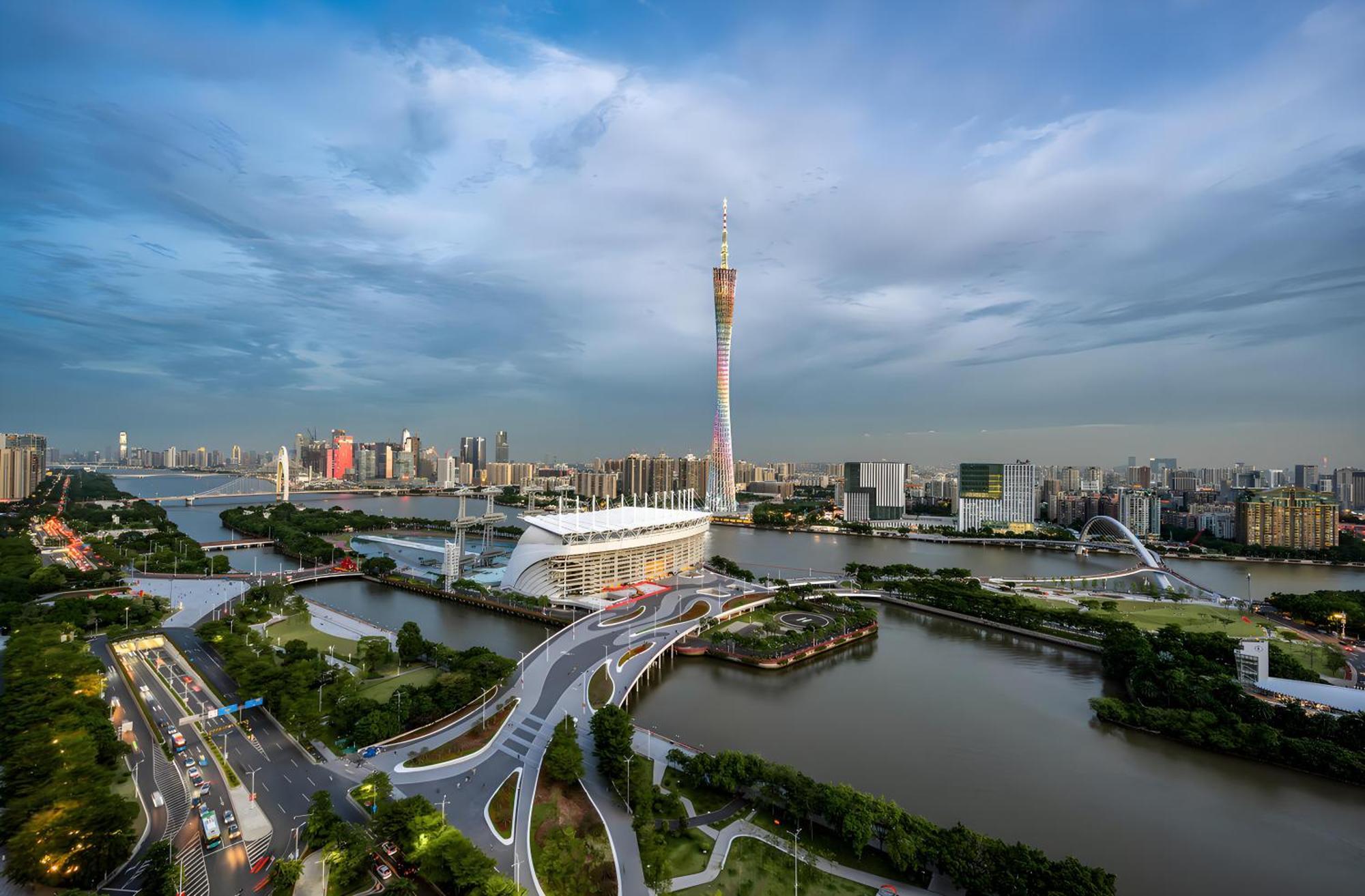 Waifiden Guangzhou Grand View Golden Palace Apartment - Free Shuttle Bus During The Canton Fair Екстериор снимка