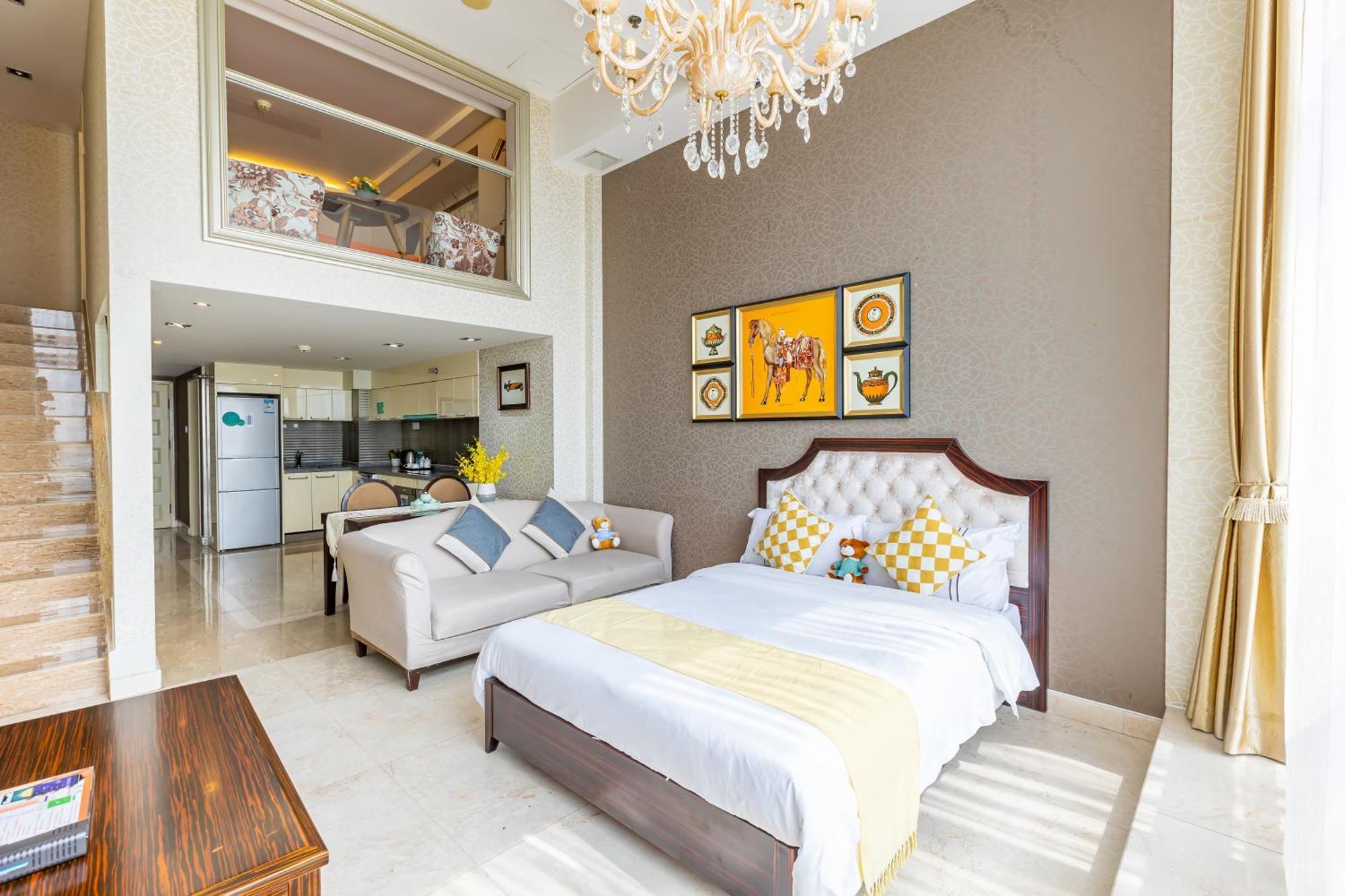 Waifiden Guangzhou Grand View Golden Palace Apartment - Free Shuttle Bus During The Canton Fair Стая снимка