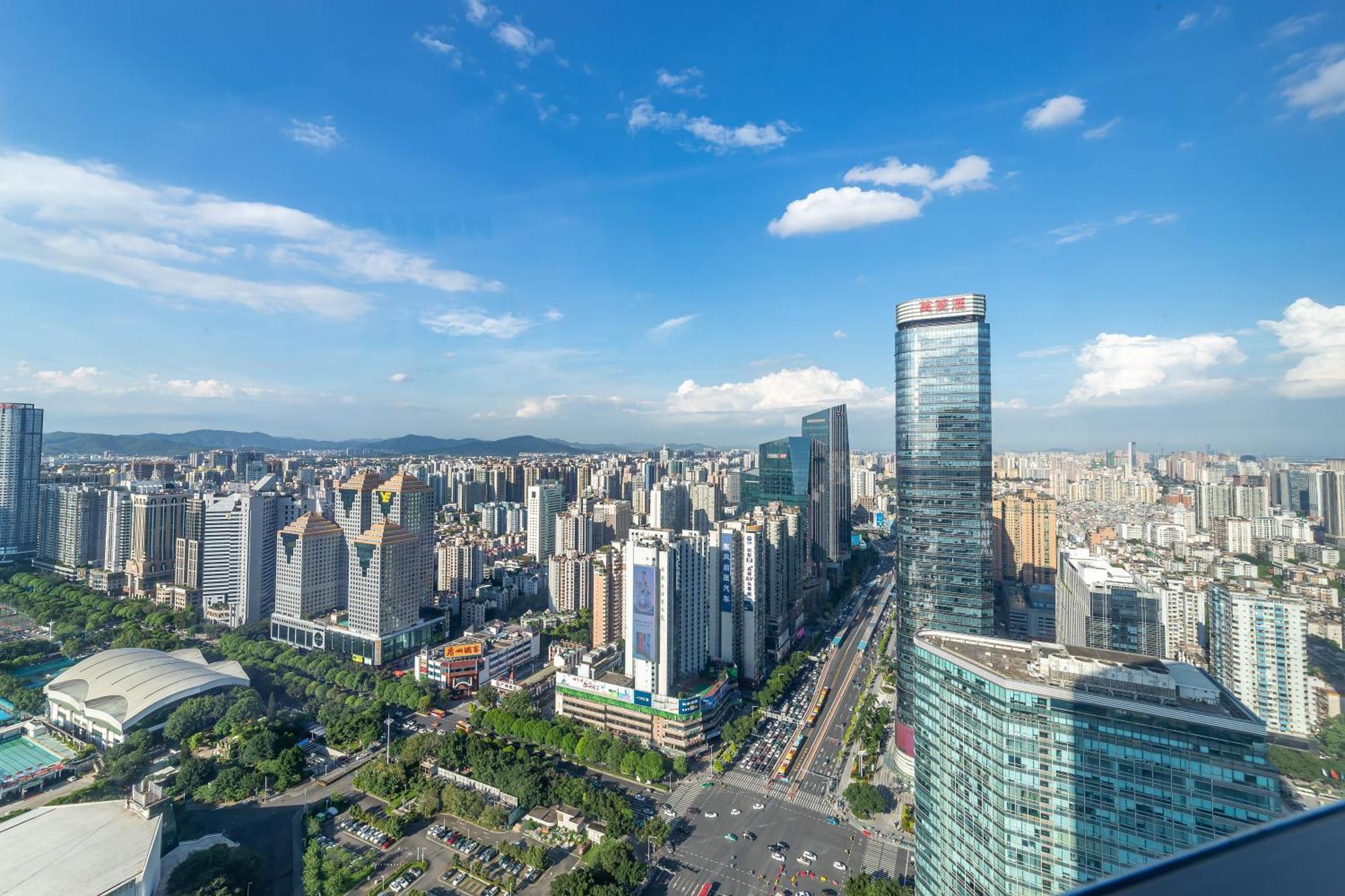 Waifiden Guangzhou Grand View Golden Palace Apartment - Free Shuttle Bus During The Canton Fair Стая снимка